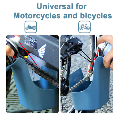 Motorcycle Bike Chain Oil Storage Tool Box Chain Cleaning Oil Splash-Proof Tool Agent Widely Used Chain Oil Anti-Spray Tool