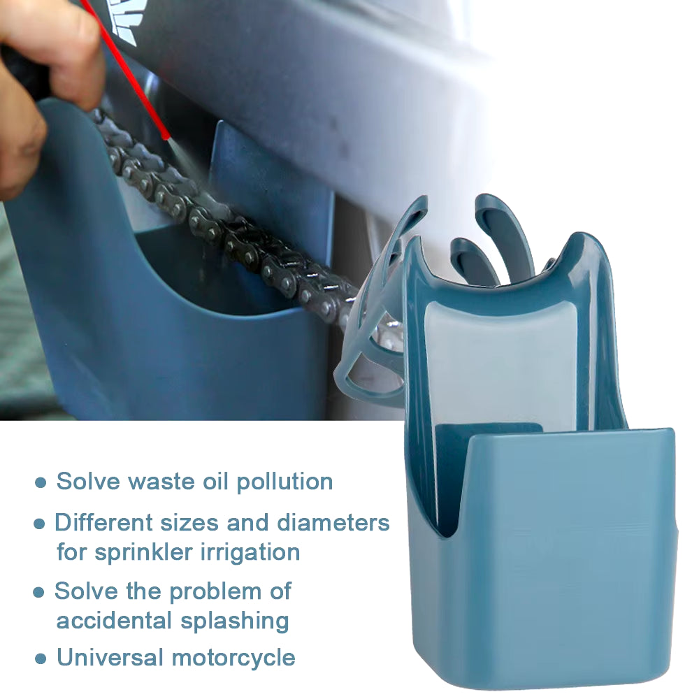 Motorcycle Bike Chain Oil Storage Tool Box Chain Cleaning Oil Splash-Proof Tool Agent Widely Used Chain Oil Anti-Spray Tool